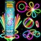 Bulk Party Supplies 205 Piece Glow in The Dark 100 Glow Sticks with Eye Glasses, Bracelets, and Connectors